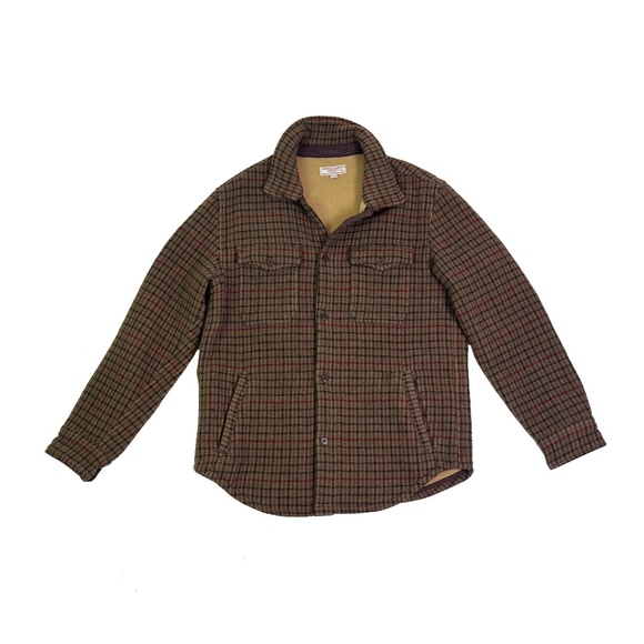 Wallace & Barnes Shirt Jacket Wool Blend Overshirt Workwear - Picture 1 of 6